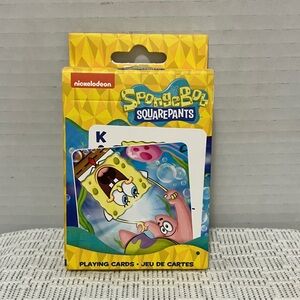 Nickelodeon SpongeBob SquarePants Yellow and Blue Playing Cards